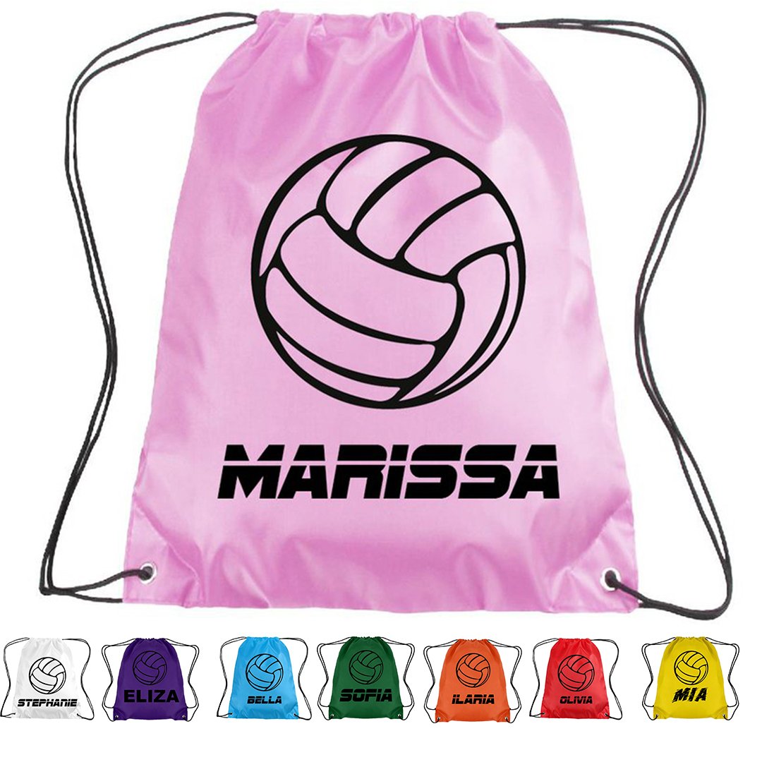 PERSONALISED NETBALL DRAWSTRING BAG – U Mark Australia